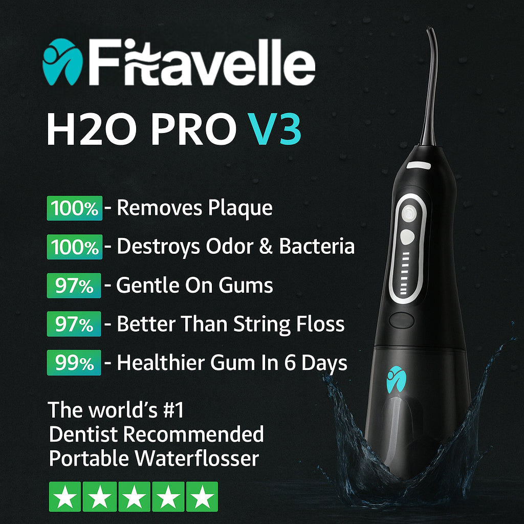 Fitavelle Dental Bliss Portable Water Flosser™