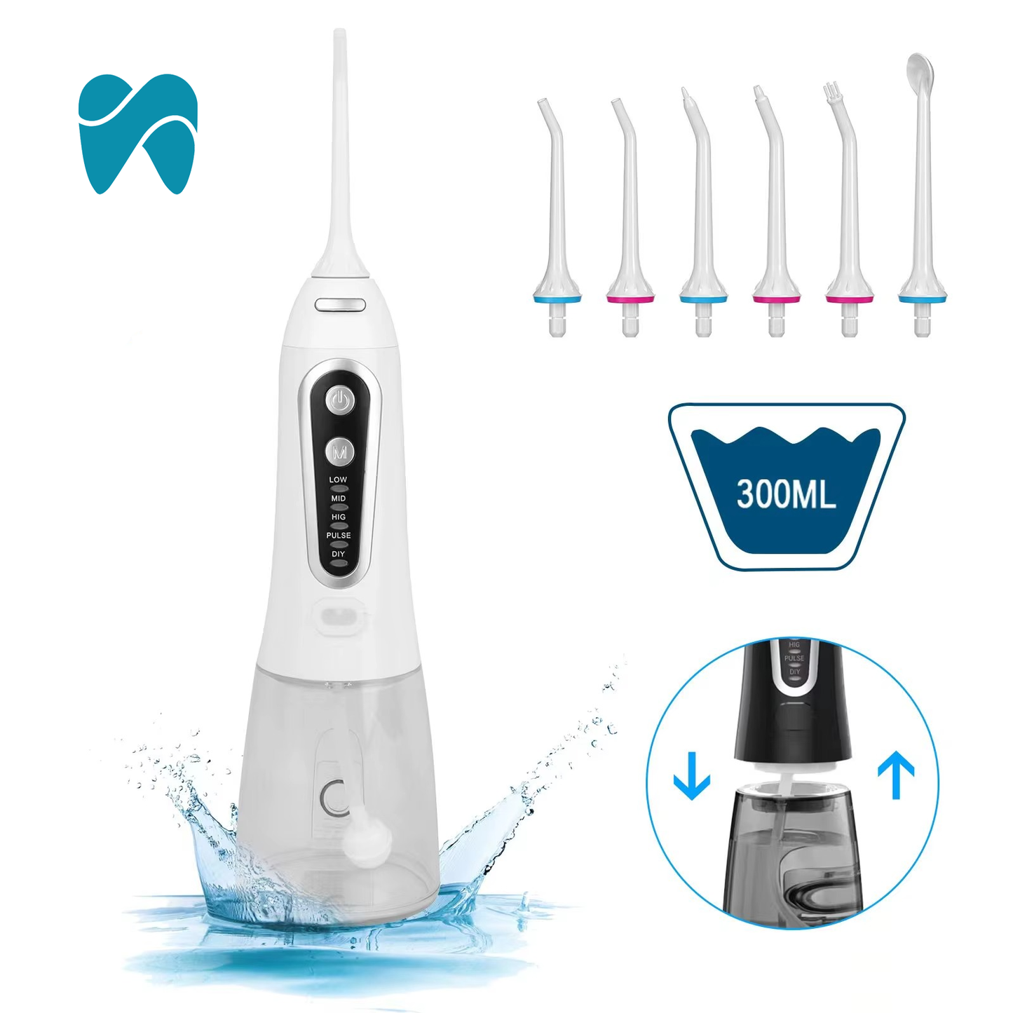 Fitavelle Dental Bliss Portable Water Flosser™