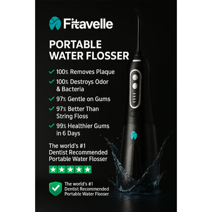 Fitavelle Dental Bliss Portable Water Flosser™